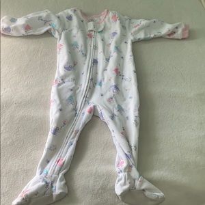 White Onesie With Fairy’s and Flowers